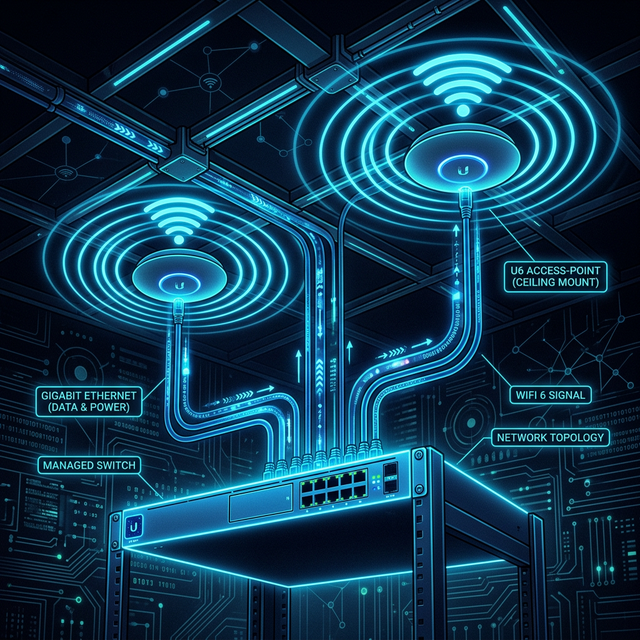 UniFi Switch & Access Point auswählen und anschließen
